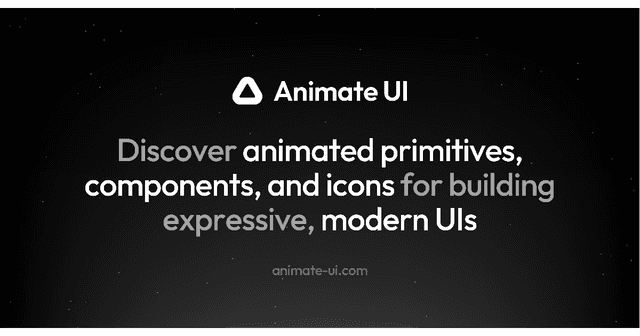 Animate UI registry preview