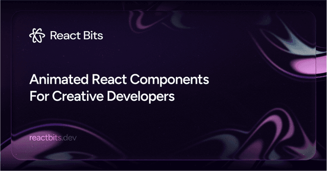 React Bits registry preview