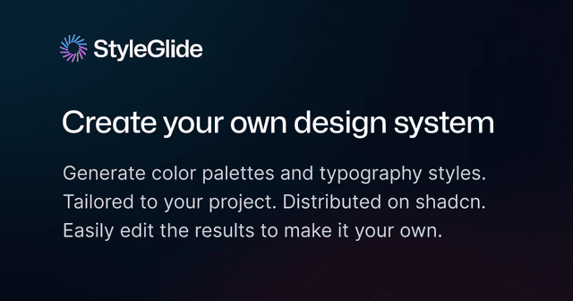 StyleGlide registry preview